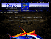 Tablet Screenshot of castadesign.com